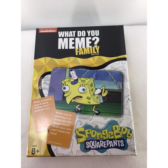 Nickelodeon What Do You Meme? SpongeBob SquarePants Family Edition Card Game NEW - Picture 4 of 9